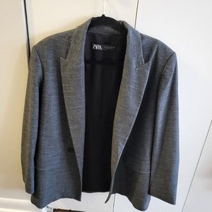 Zara Oversized Grey Blazer